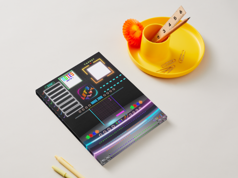 Black Lets Play Note Pad